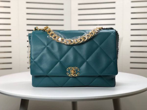 Chanel 19 Light Blue Lambskin