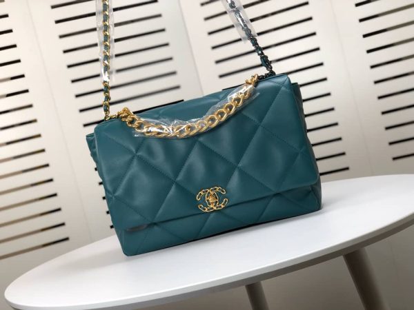 Chanel 19 Light Blue Lambskin