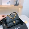 Chanel 22P Mini Square Flap Bag Black