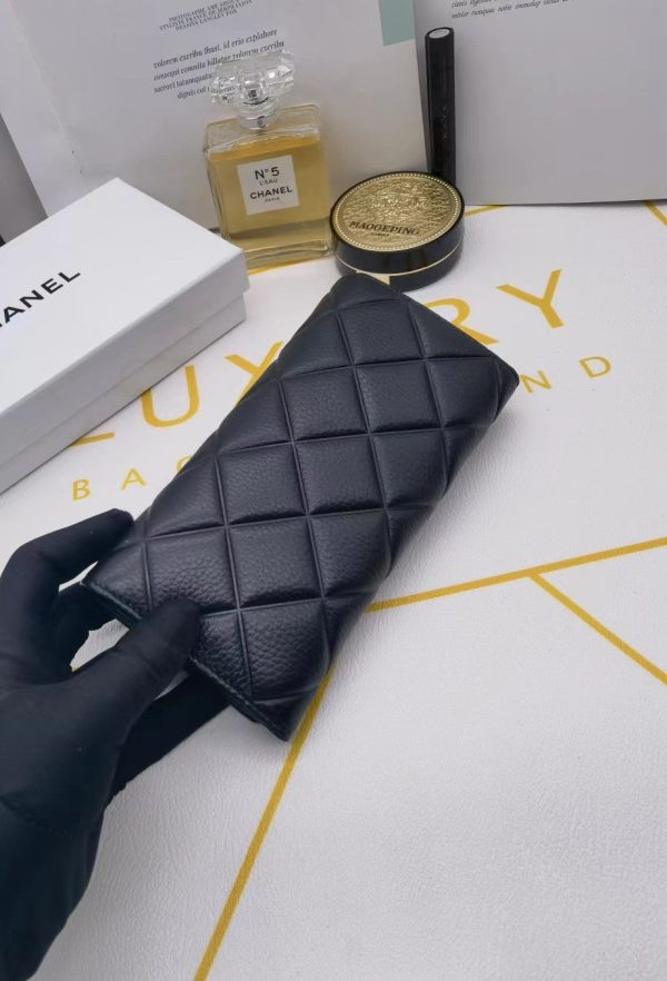 Chanel Quilted Boy Flap Long Wallet