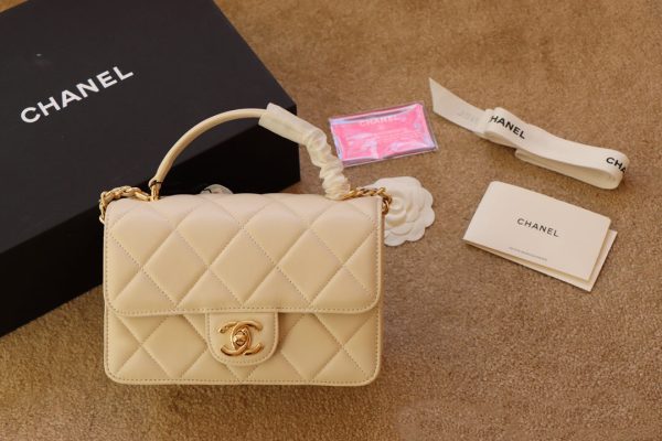 Chanel Mini Flap Bag With Top Handle