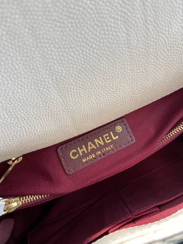 Chanel Coco Handle Medium White