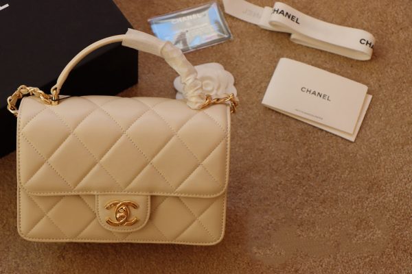 Chanel Mini Flap Bag With Top Handle