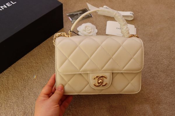 Chanel Mini Flap Bag With Top Handle