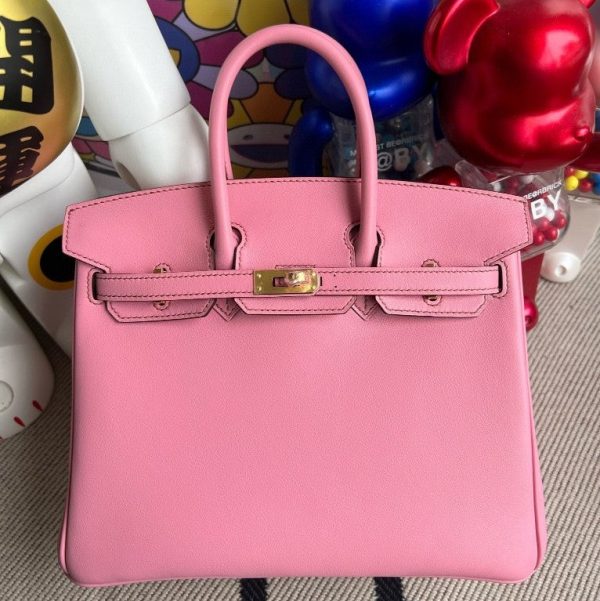 H BIRKIN SWIFT 5P ROSE SAKURA GOLD HARDWARE 25CM